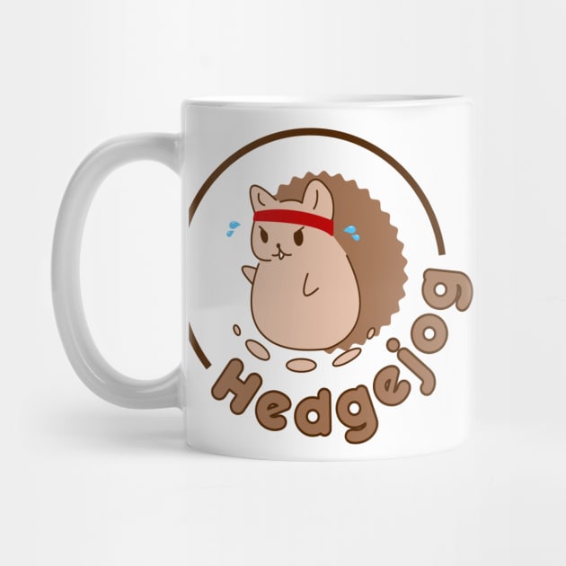 Hedgejog Jogging Hedgehog by Darquill T-Shirts